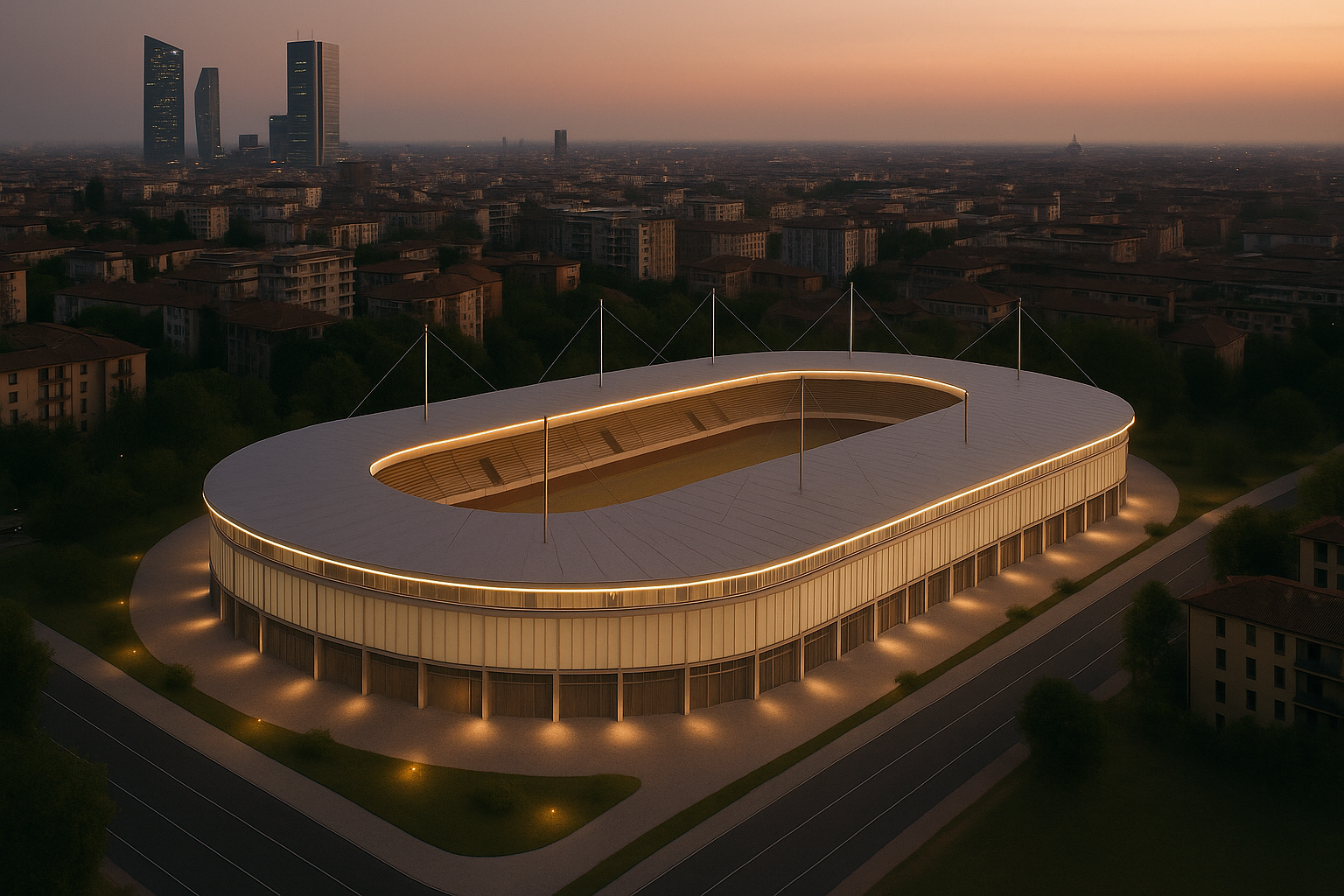 Dettaglio esterno Velodrome Vigorelli